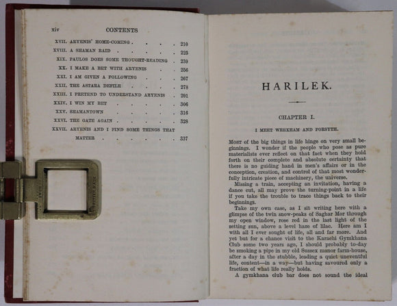 1923 Harilek: Romance Of Central Asia by Ganpat Antique Fiction Book Literature