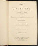 1854 2vol Littell's Living Age Jan - Jun 1854 Antiquarian History Books Plates-3