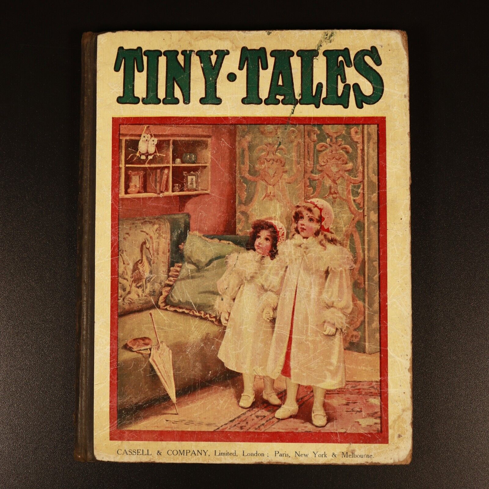 1906 Tiny Tales For Very Little People Antique Illustrated Children's Book