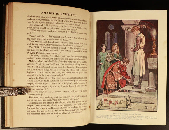 1911 Knight Errant & Doubty Deeds Amadis Of Gaul Antique British Fiction Book