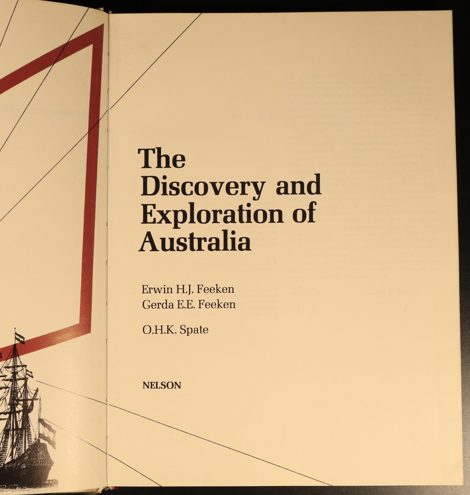Discovery & Exploration Of Australia by E&G Feeken 1970 Australian History Book