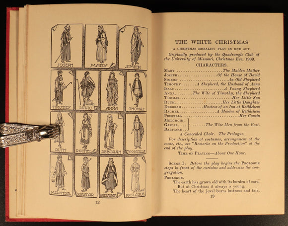 1917 White Christmas & Other Christmas Plays Walter Ben Hare Drama Theatre Book