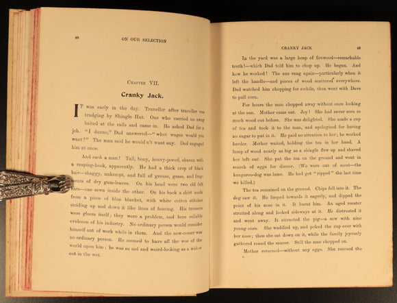 1903 On Our Selection! by Steele Rudd Antique Australian Literature Book