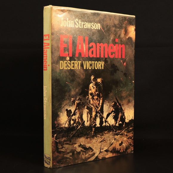 El Alamein Desert Victory J. Strawson 1981 1st Ed British Military History Book
