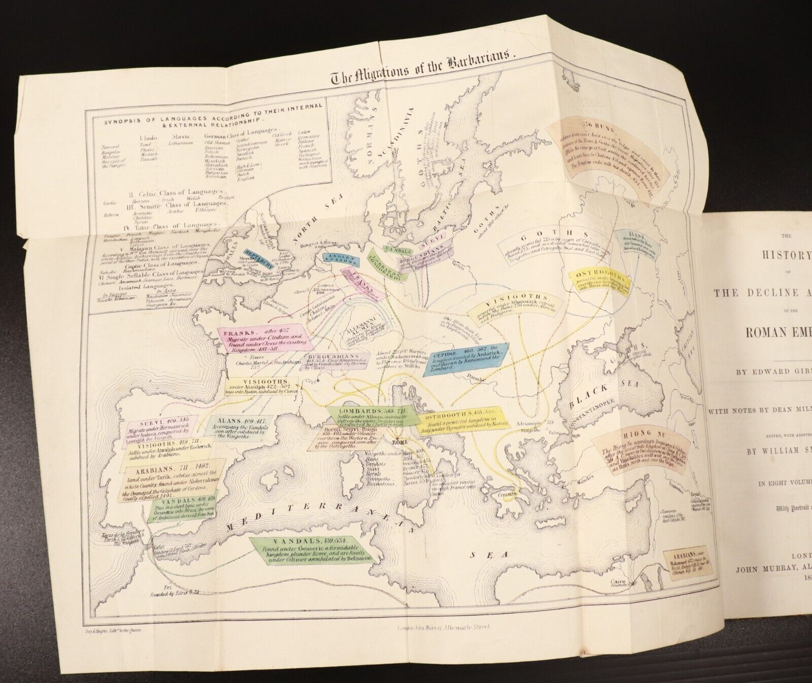 1854 7vol History Of Decline & Fall Roman Empire by E. Gibbon Antiquarian Books