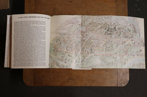 1946 Exeter Phoenix Thomas Sharp WW2 British Rebuild Antique Architecture Book