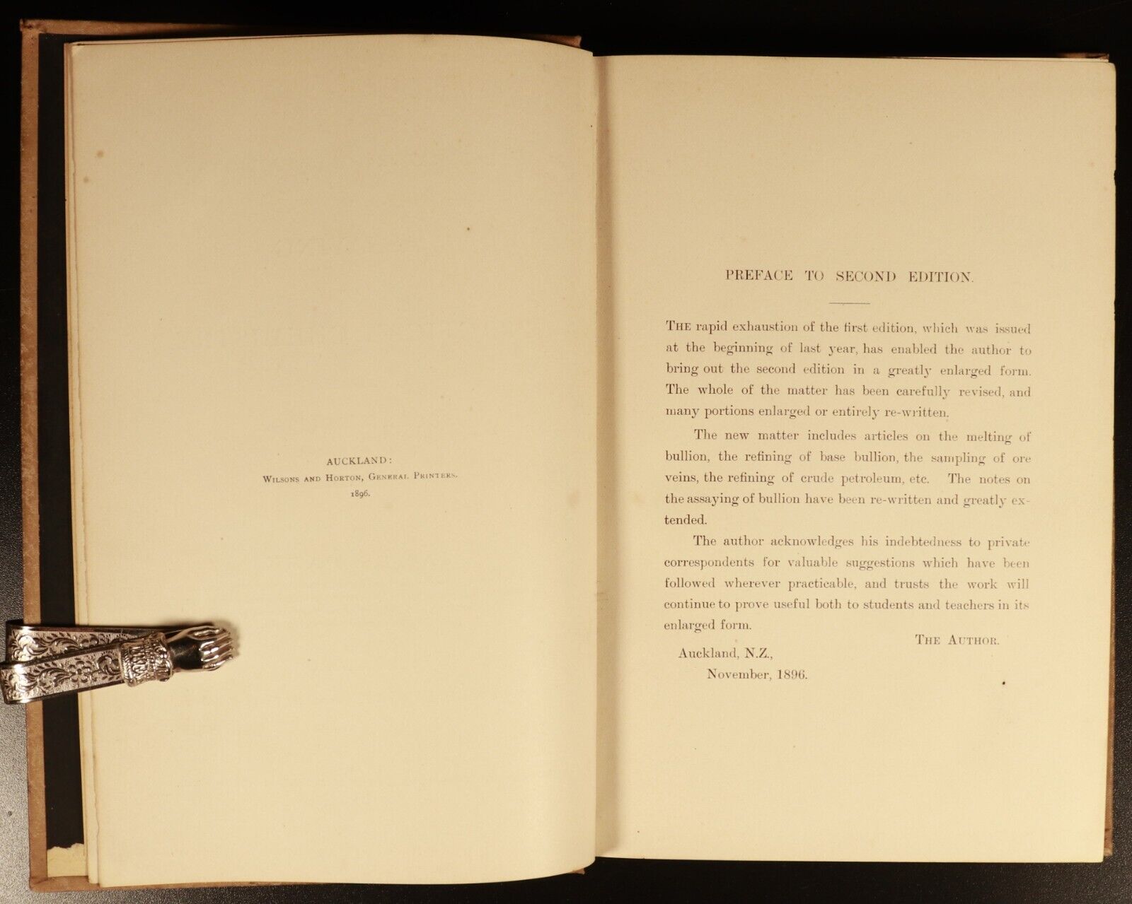 1896 Assaying & Practical Chemistry by J Park Antique Gold Mining Reference Book