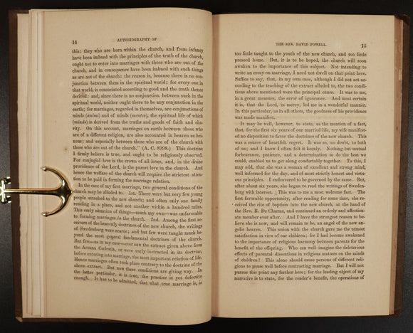 1856 Autobiography Of The Rev. David Powell Antiquarian Religious History Book