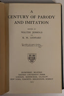 1913 A Century Of Parody & Imitation Walter Jerrold Antique Poetry Book-4
