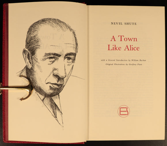 Town Like Alice & On The Beach by Nevil Shute c1968 Vintage Fiction Books 2vol