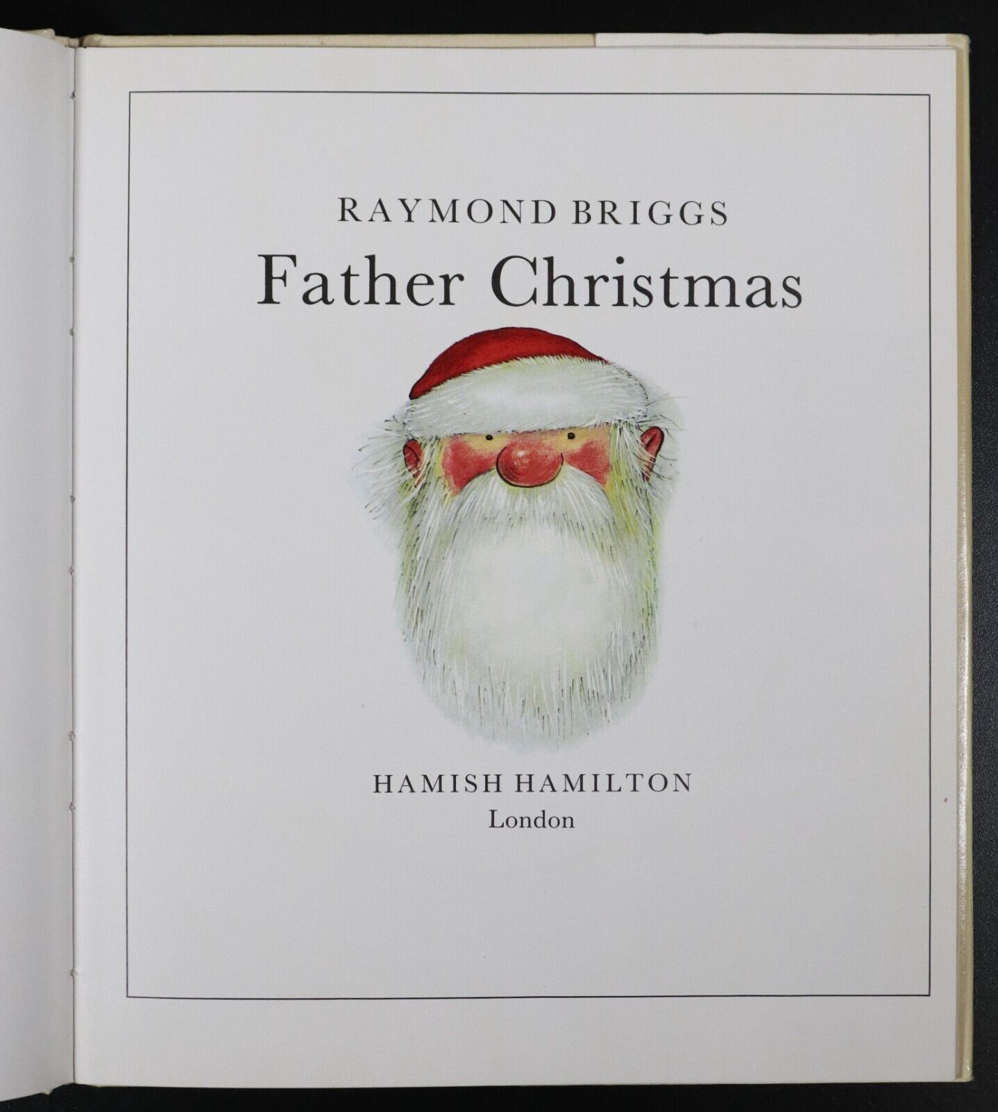 1973 Father Christmas by Raymond Briggs Vintage Childrens Book 1st Ed 2nd Print