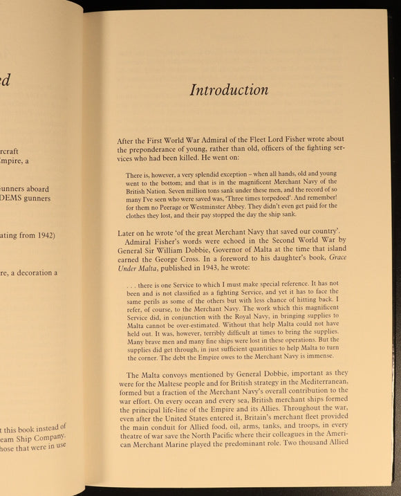 Life Line Merchant Navy At War 1939-45 1999 by P. Elphick Military History Book