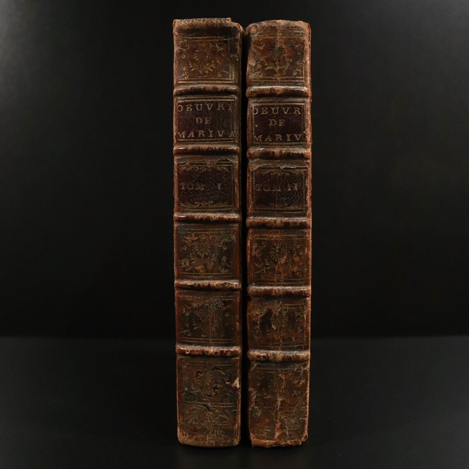 1765 2vol Oeuvres Diverses De Monsieur De Marivaux Antiquarian Literature Books