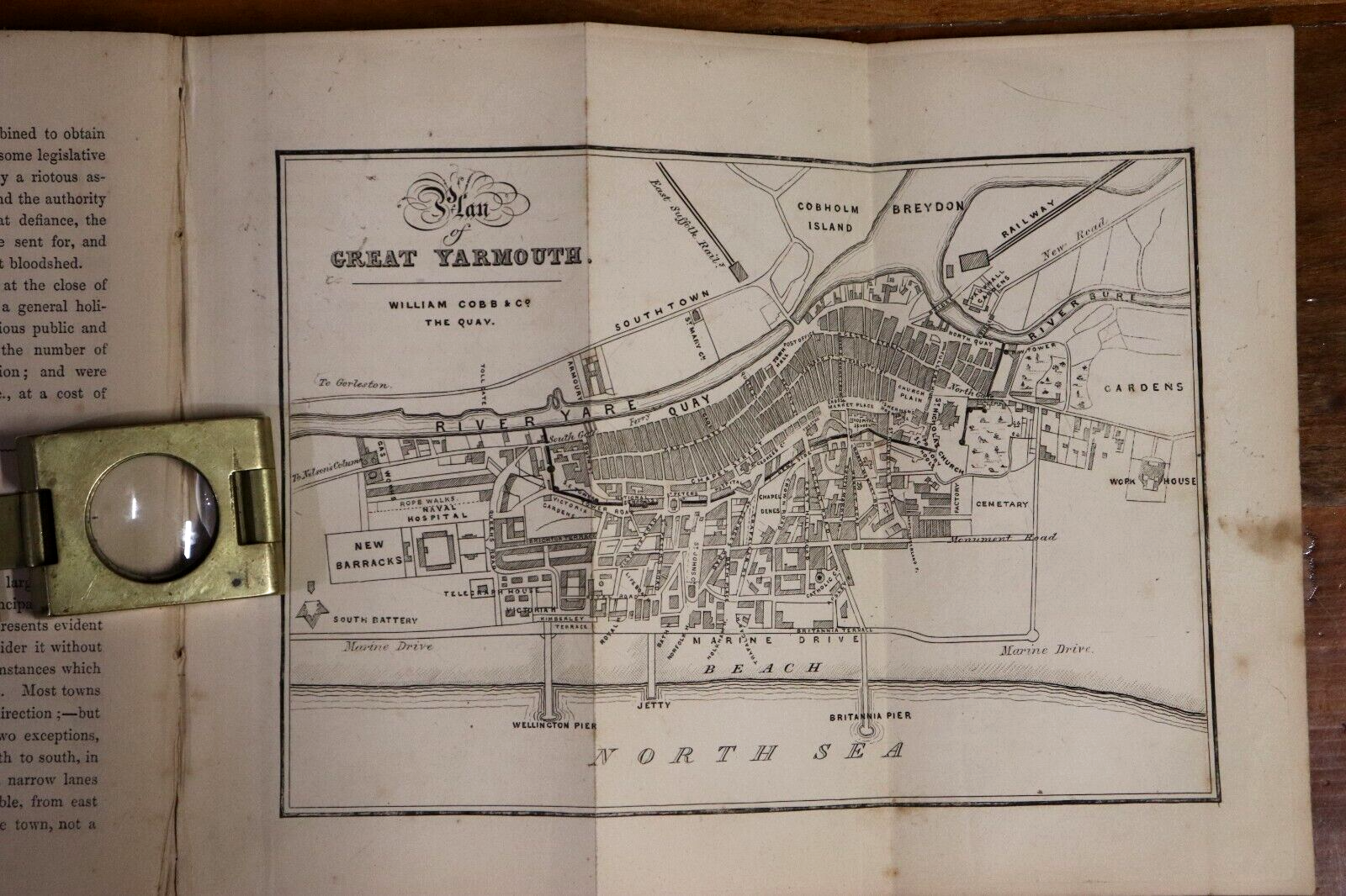 c1860 Pictorial Guide To Yarmouth Scarce Antique British Travel Guide Book