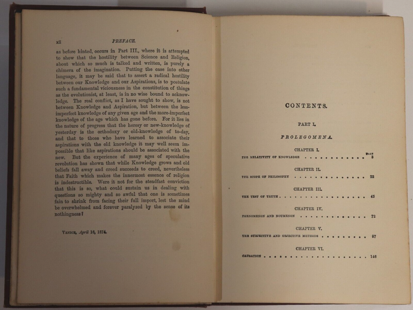 1890 2vol Outlines Of Cosmic Philosophy by J. Fiske Antique Philosophy Book Set