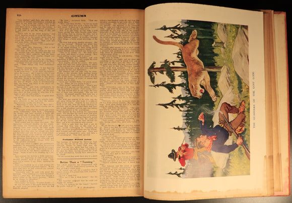 Chums 1922 Illustrated Paper For Boys Antique Illustrated British Childrens Book