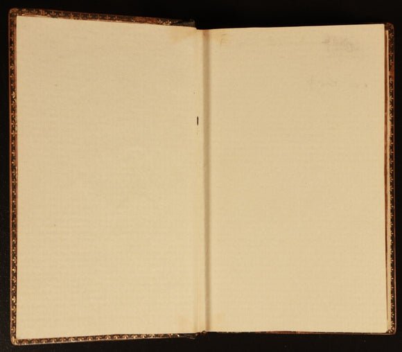 Songs Of Robert Burns Miniature Book Wooden Covers c1885 Antique Poetry Book