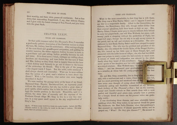 1856 4vol Miscellanies Prose & Verse W.M. Thackeray Antique Literature Books