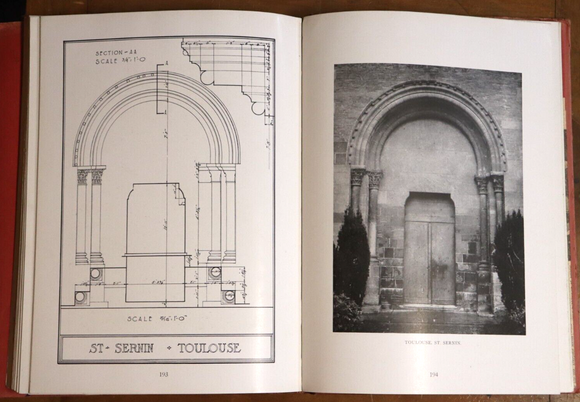 1925 Portals, Doorways & Windows Of France 1st Edition Architecture Book