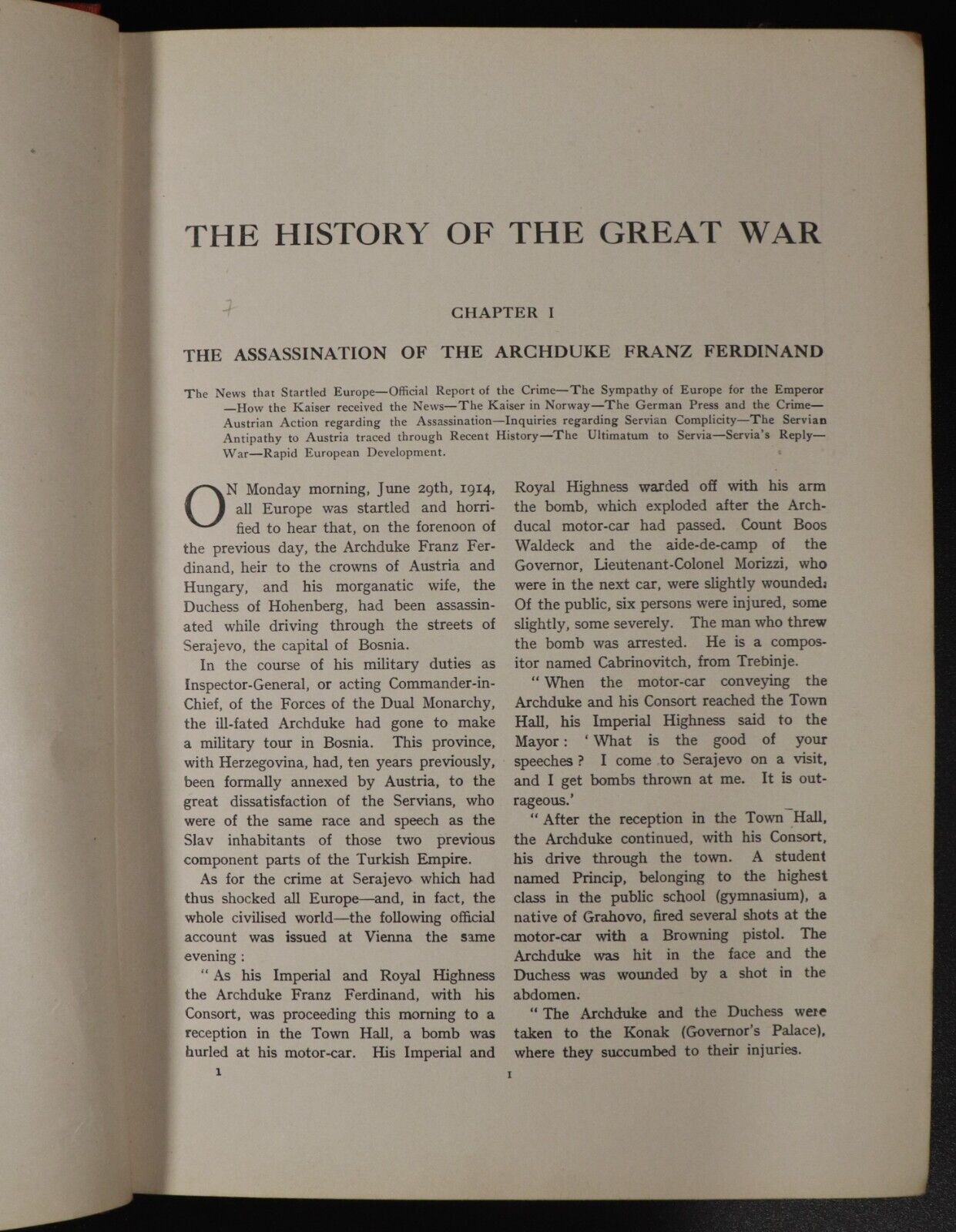 1915-22 8vol History Of The Great War Newman Flower Military History Books WW1