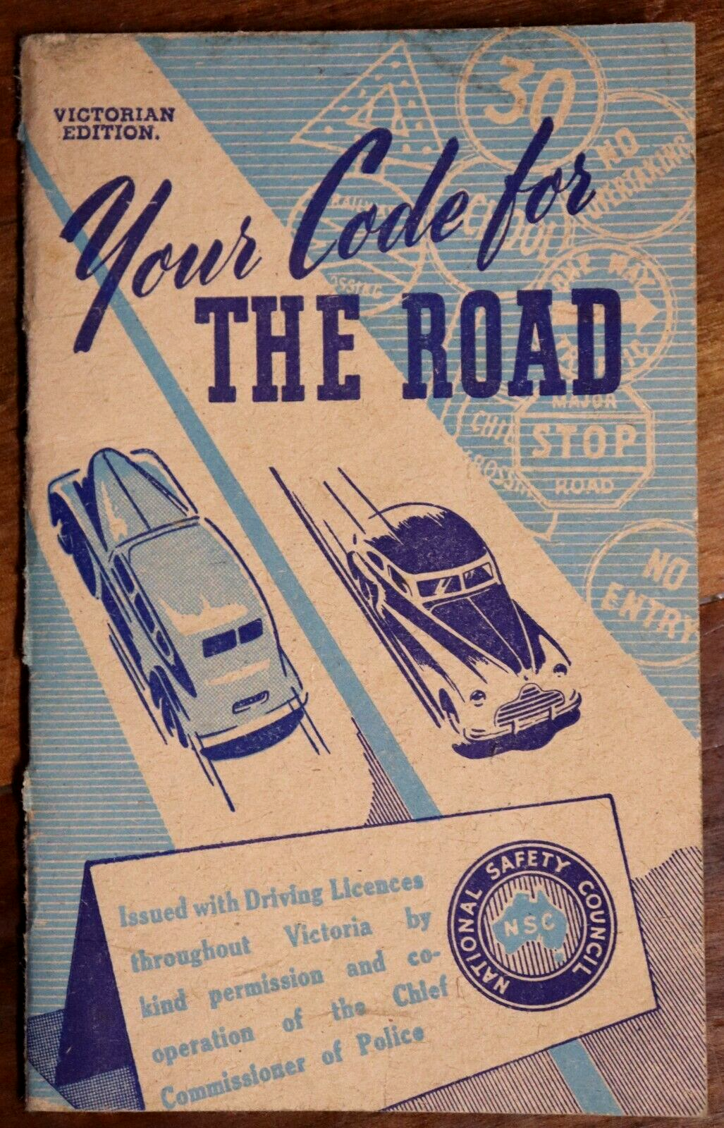 c1948 Your Code For The Road: Victorian Australian Automotive History Book