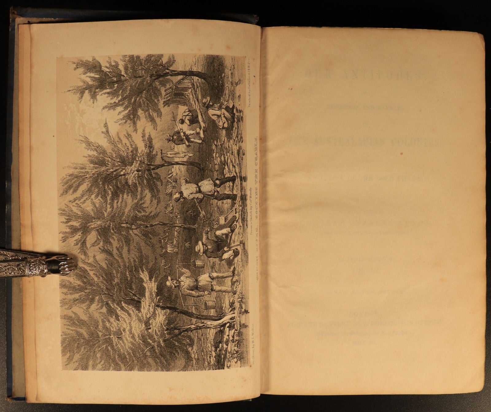 1852 Our Antipodes Australasian Colonies Antiquarian Australian History Books