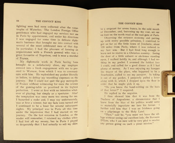 1932 The Convict King Jorgen Jorgenson Australian Convict History Antique Book