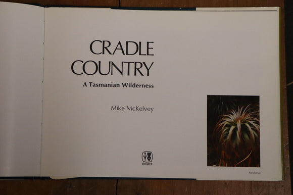 1976 Cradle Country: A Tasmanian Wilderness 1st Edition Australian History Book