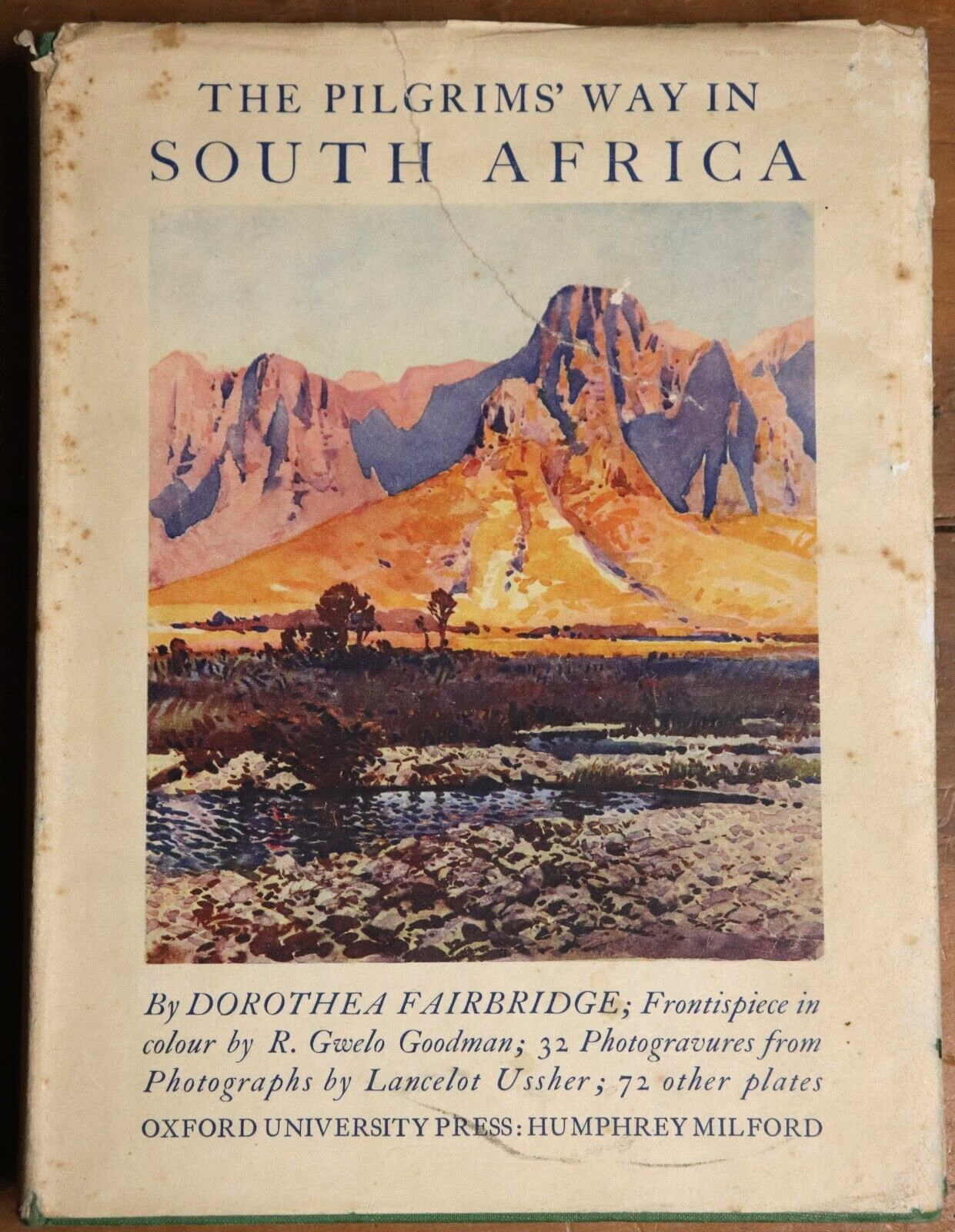 1928 The Pilgrims' Way In South Africa D. Fairbridge Antique History Book