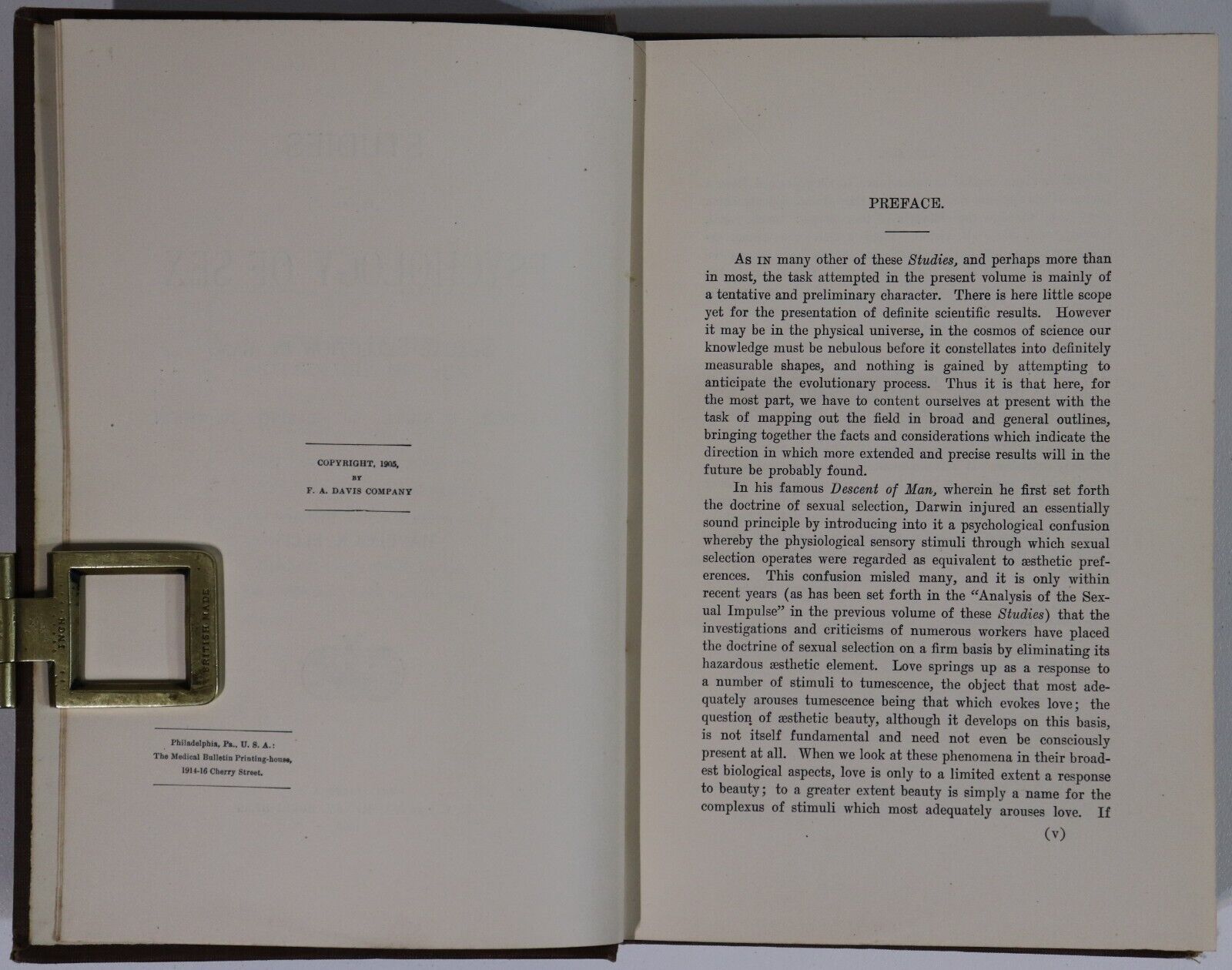 1906 Studies In The Psychology Of Sex Antique Sex Psychology Reference Book Set