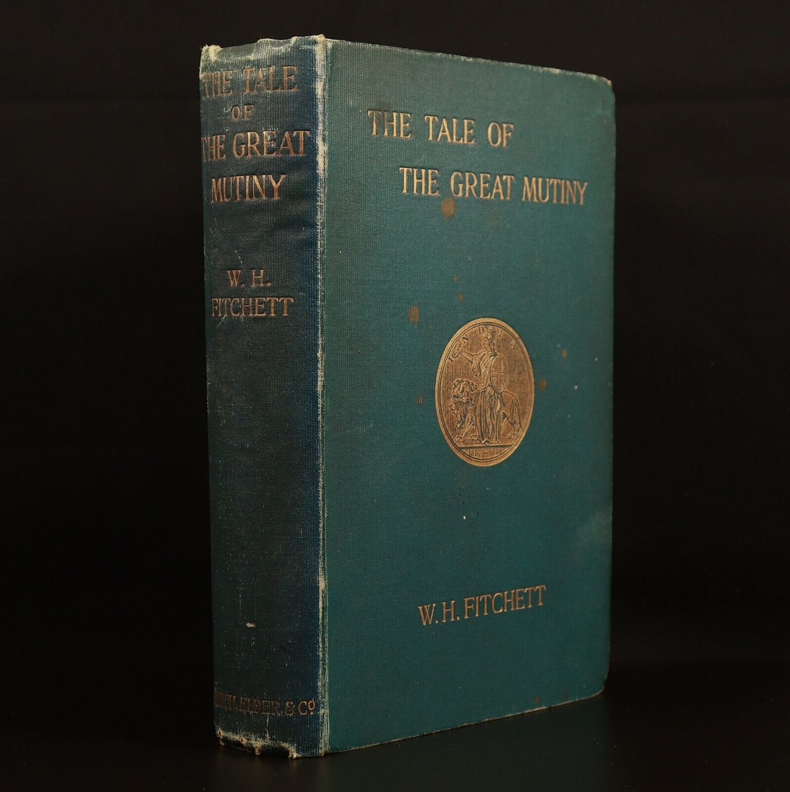 1901 The Tale Of The Great Mutiny Antique Indian History Book w/Maps Illustrated