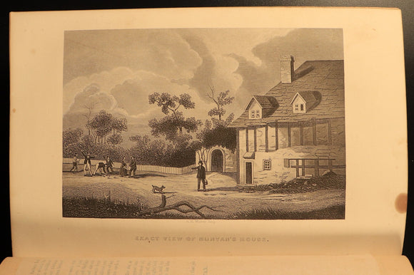 1877 Complete Works Of John Bunyan Antique Illustrated Christian Literature Book