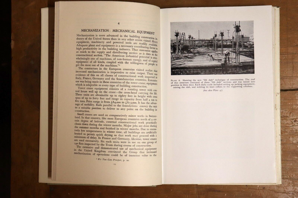 1955 The Australian Building Industry Productivity Report Architectural Book