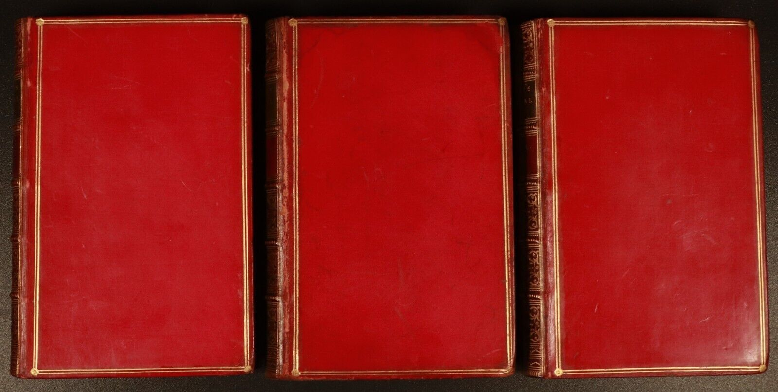 1866 3vol Poetical Works Of Percy Bysshe Shelley Antique Poetry Book Set Fine