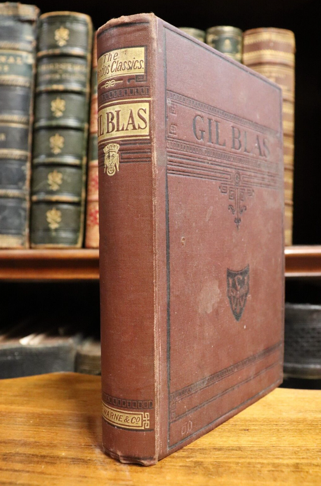 c1900 Adventures Of Gil Blas Of Santillane Antique Literature Fiction Book