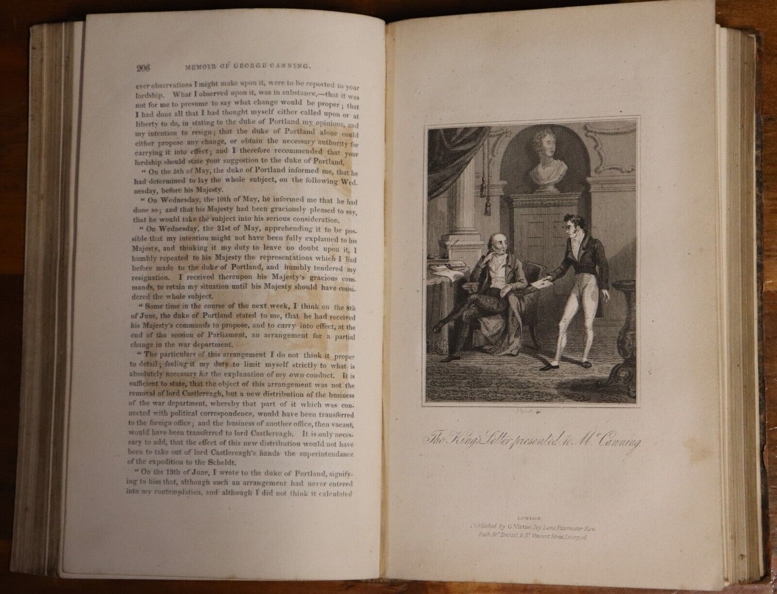 1827 Memoir Of George Canning by LT Rede Antiquarian Political History Book