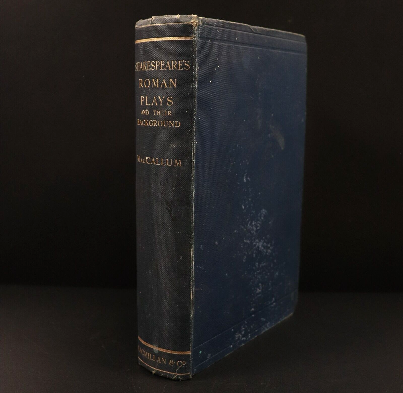 1910 Shakespeare's Roman Plays & Their Background by M. MacCallum Antique Book