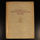 History Of Royal Army Veterinary Corps British Military History Book 1st Edition-1