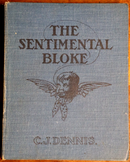 1916 The Sentimental Bloke by CJ Dennis Classic Australian Fiction Poetry Book-1
