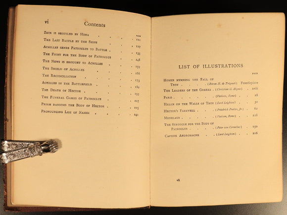 Stories From The Iliad by HL Havell 1919 Antique Ancient Greece Literature Book