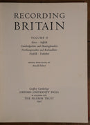 c1946 Recording Britain by G. Cumberlege Antique British History Book Set-7