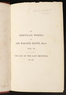 1833 4vol Poetical Works Of Sir Walter Scott Bart. Antiquarian Poetry Books-8