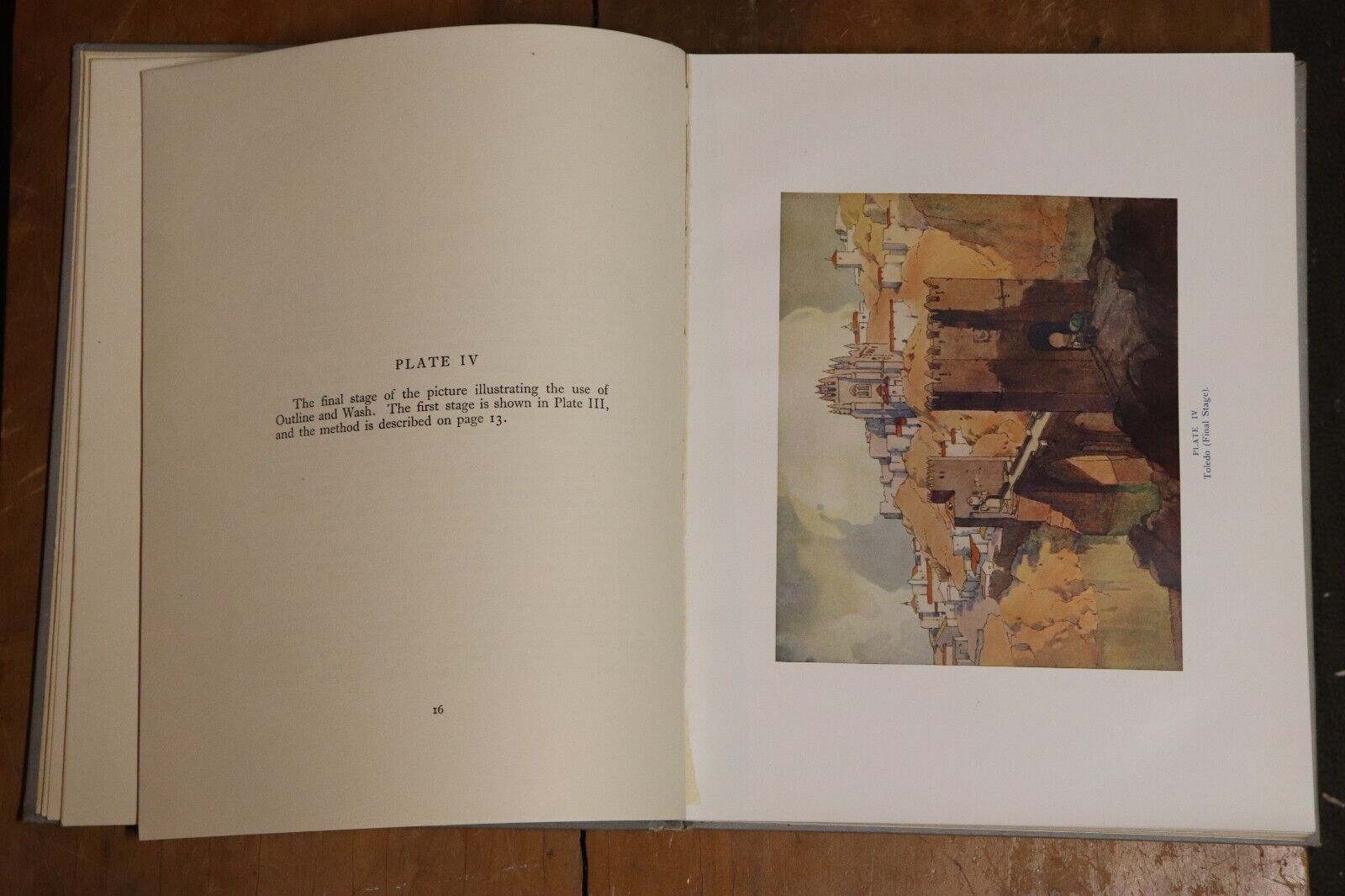 1926 The Technique Of Water-Colour Painting Antique British Art Reference Book