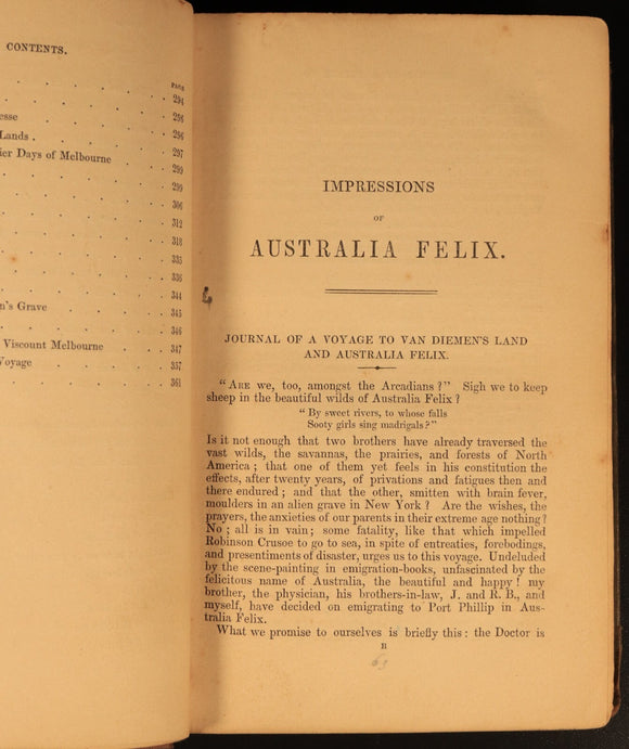1845 Australia: Historical etc. by R. Howitt Antiquarian Australian History Book