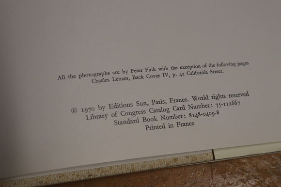 1970 The San Francisco I Love by Leon Amiel American Architecture & History Book