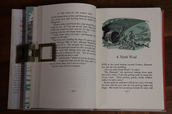 1963 At The Back Of The North Wind by G MacDonald Vintage Fiction Book