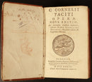 1733 C. Cornelii Taciti Opera Nova Editio Antiquarian Roman History Book Latin-5