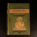1880 Stanford's Geography & Travel: Australasia Antiquarian History Book Maps-4