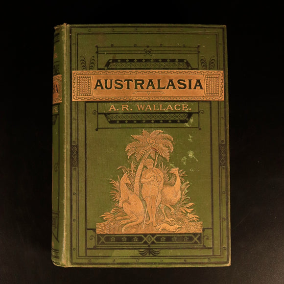 1880 Stanford's Geography & Travel: Australasia Antiquarian History Book Maps