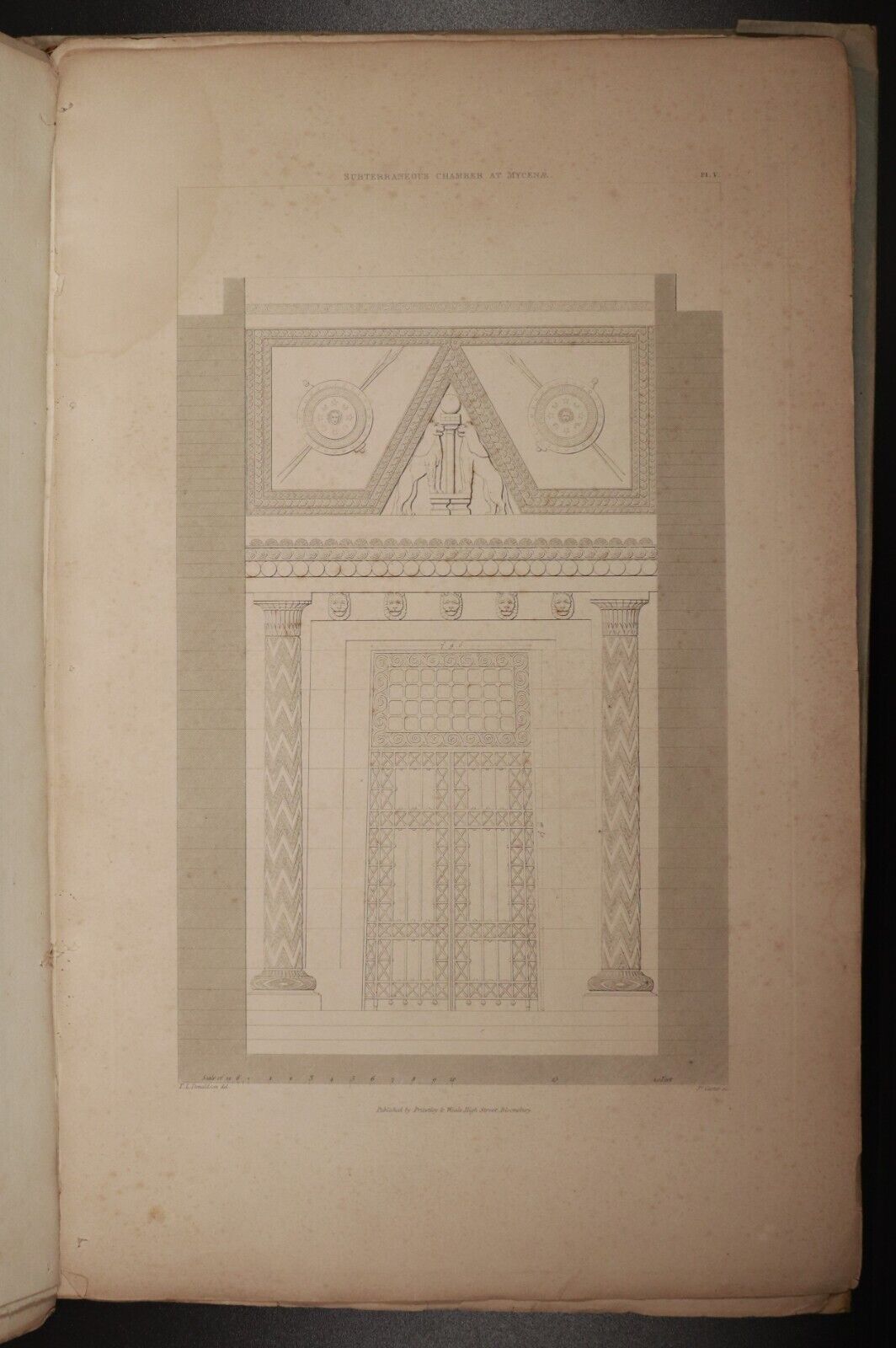 1837 Series Of Examples Of Grecian Ornament Antiquarian Architecture Book Plates